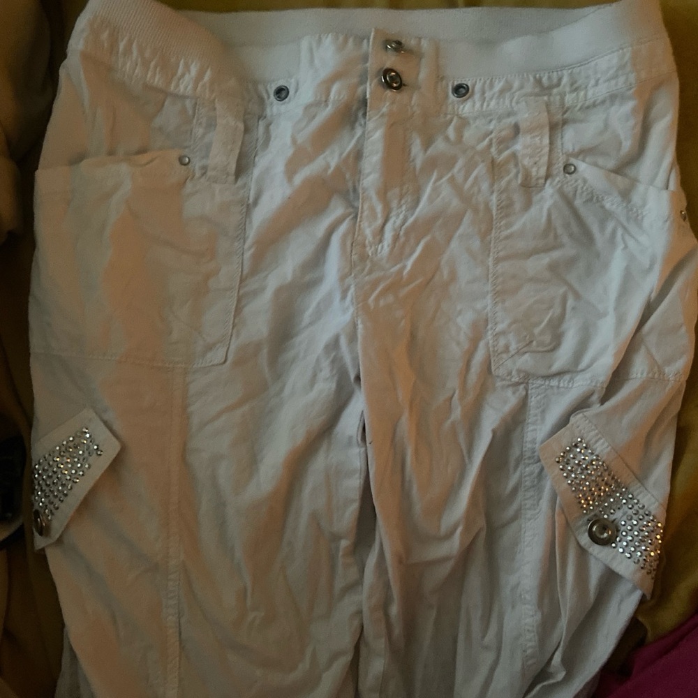 INC International Concepts White Pants
